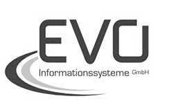 The logo for evu information systems.